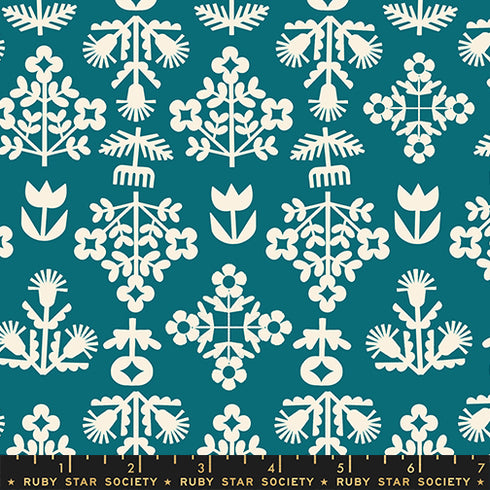 PREORDER Paper Cuts 2 Fresh Cut Flowers in Storytime RS1112 16 - Ruby Star Society Sold by the Half Yard